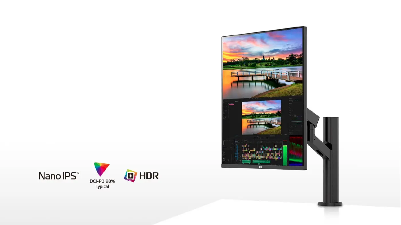 LG 28MQ780 B 28 Inch SDQHD Monitor - Stunning Visuals & Versatile